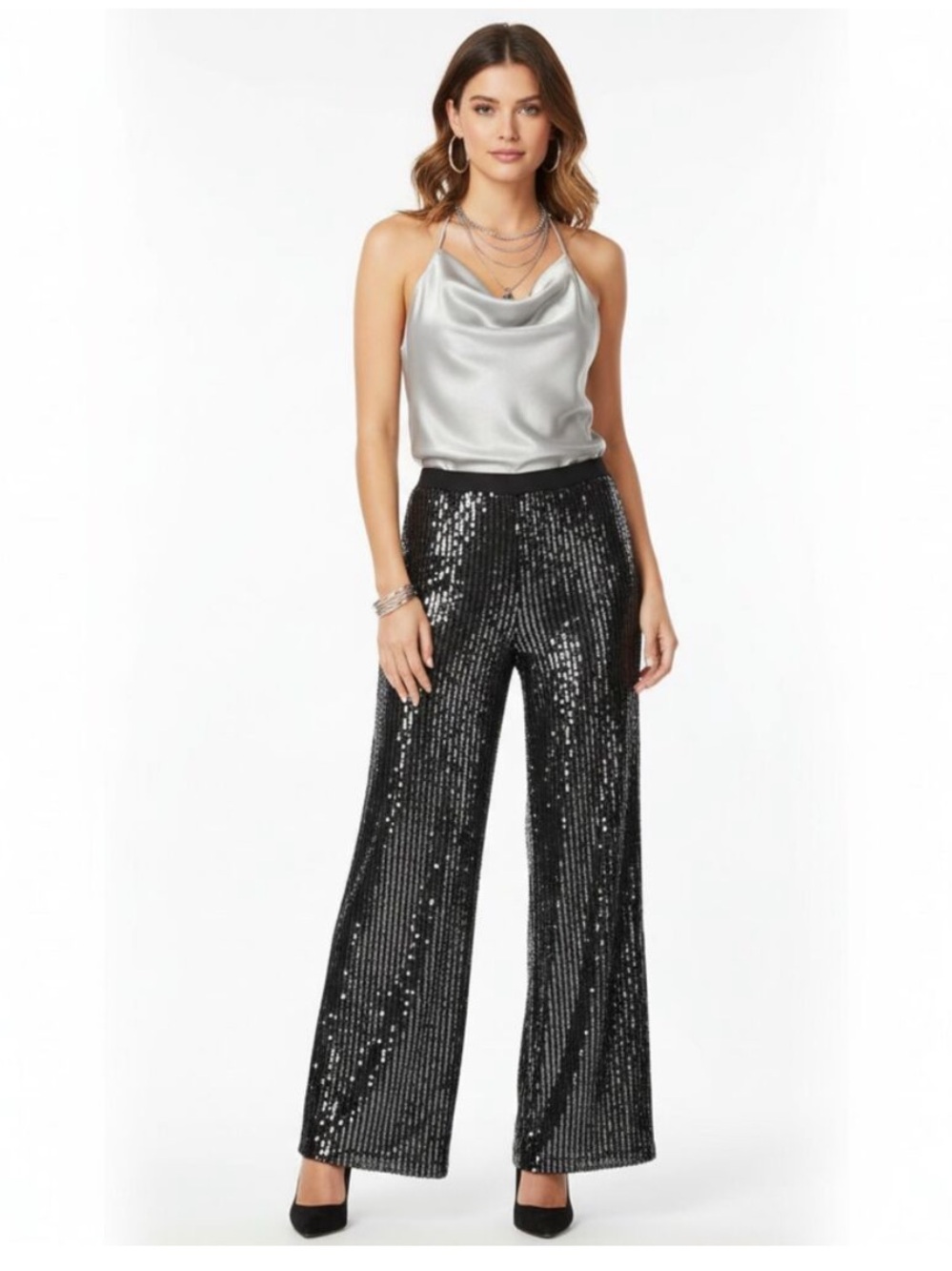 Vintage Neiman Marcus Sequin Pants Size 10